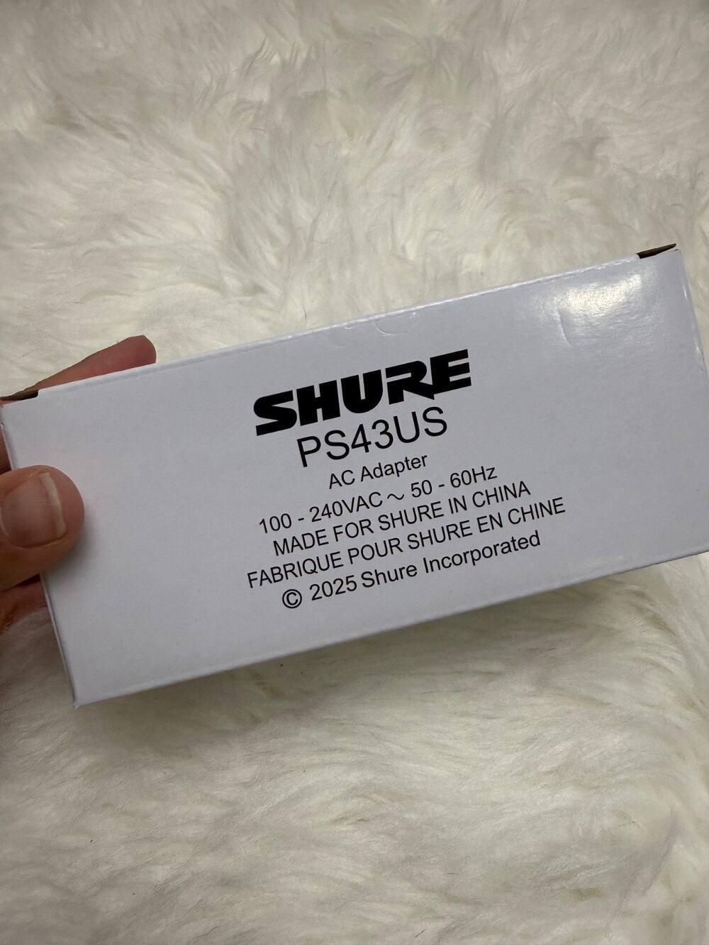 SHURE PS43US AC Adapter Power Supply NEW